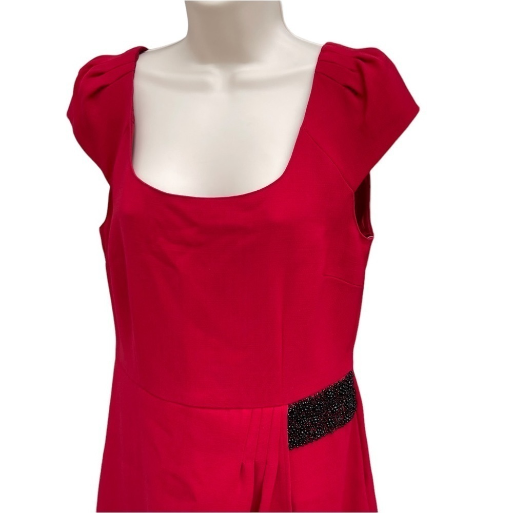 New! Antonio Melani Anita Sheath Dress Red Currant Size 4 Women’s Nwt 6890 - Picture 11 of 13